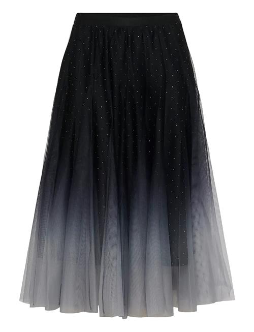 Cream | Crglittery Mesh Skirt | S