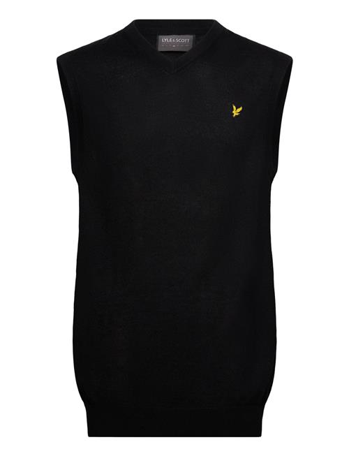 Lyle & Scott Sport | Merino Blend Knitted V-Neck Vest | L