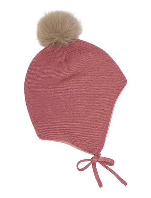 Minymo | Hat W. Detachable Fake Fur | 3-6M
