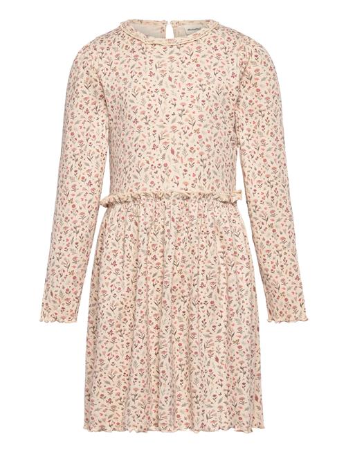 Minymo | Dress Ls Aop Rib | 98