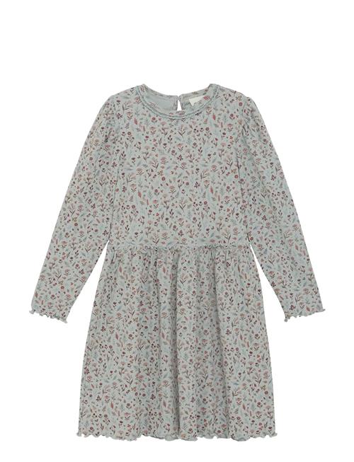 Minymo | Dress Ls Aop Rib | 98