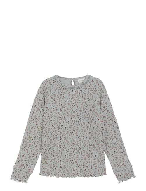 Minymo | T-Shirt Ls Aop Rib | 122