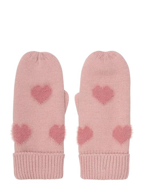 Minymo | Knitted Mittens Soft Teddy | 6-8Y