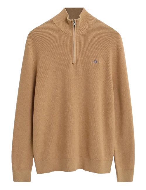Gant | Cotton Merino Ribbed Half Zip | L