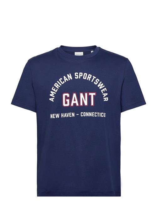 GANT | Printed Graphic Ss T-Shirt | XXL