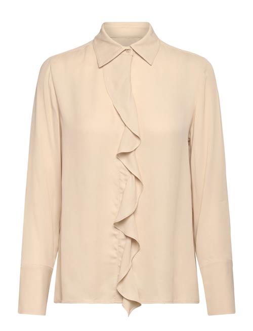 Gant | Reg Crepe Viscose Ruffle Blouse | 34