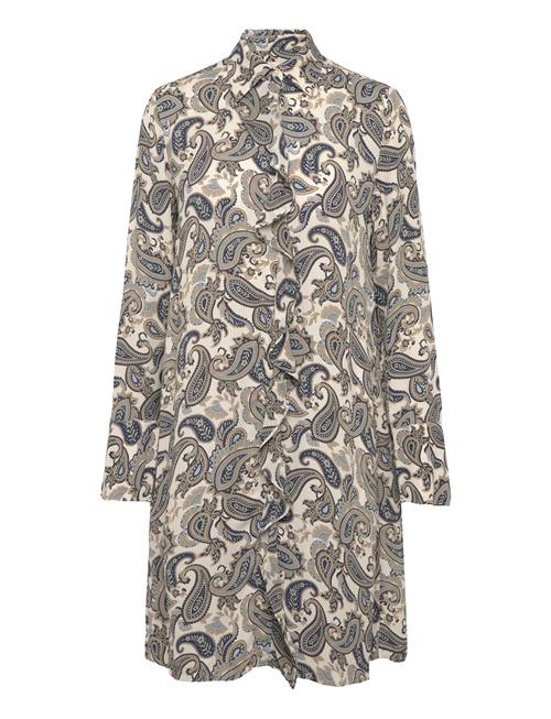 GANT | Paisley Print Ruffle Shirt Dress | 34