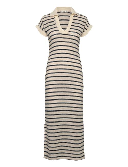Mango | Long Striped Knitted Dress | XS