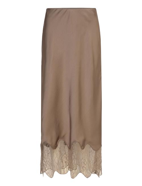 Dante6 | Dante6-Amour Satin Lace Detail Skirt | 40
