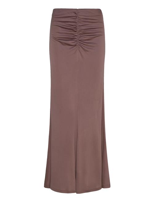 Malina | Majori Ruched Jersey Maxi Skirt | M