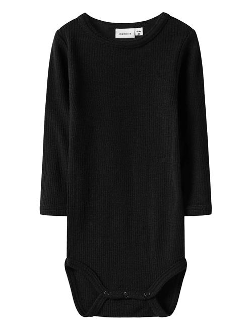 name it | Nbnwax Wool Rib Ls Body Noos | 62