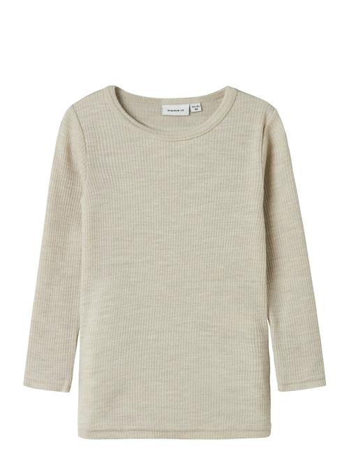 name it | Nmnwax Wool Rib Ls Top Noos | 104