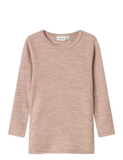 name it | Nmnwax Wool Rib Ls Top Noos | 110