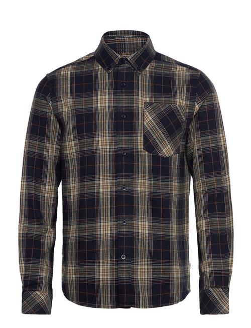 Knowledge Cotton Apparel | Dune Regular Check Flannel Shirt | M