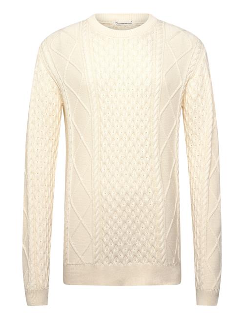 Knowledge Cotton Apparel | Organic Cotton Cable Knit - Regener | L