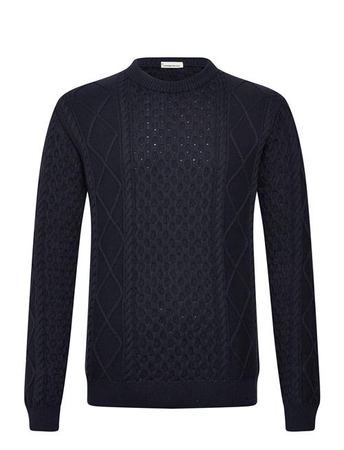 Knowledge Cotton Apparel | Organic Cotton Cable Knit - Regener | XL