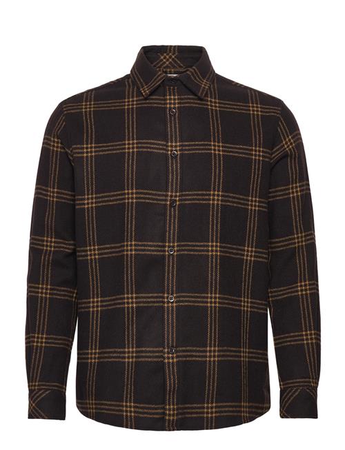 Knowledge Cotton Apparel | Merino Wool Checked Shirt Rws | S
