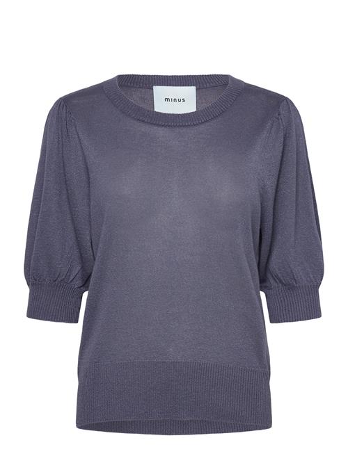 Minus | Msliva Puff Sleeve Metallic Knit Pullover | XS