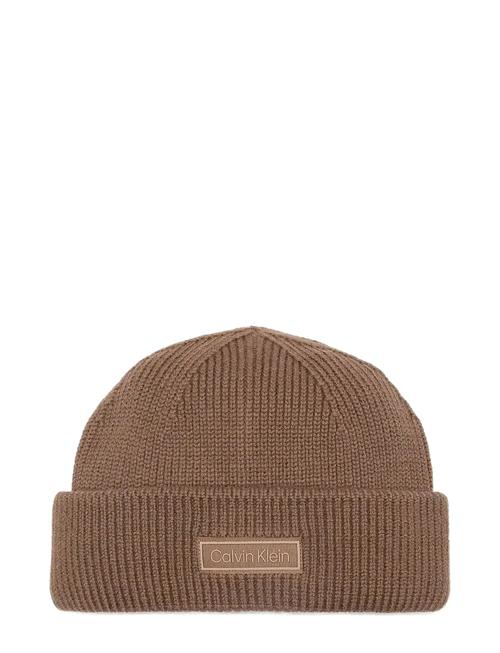 Calvin Klein | Patch Chunky Rib Docker Beanie | ONE SIZE