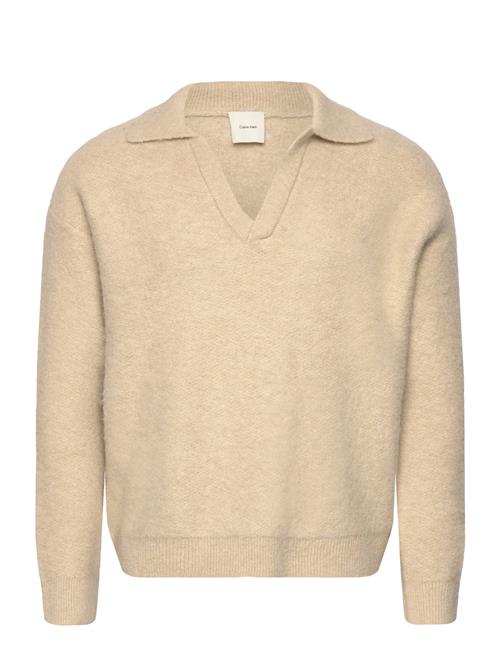 Calvin Klein | Ls Brushed Alpaca Johnny Collar | M