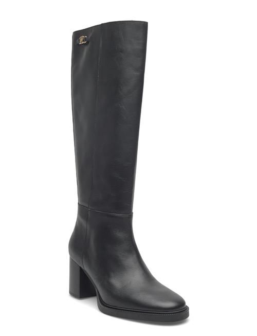 Tommy Hilfiger | Stacked Heel Leather Long Boot | 41