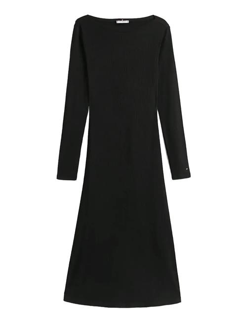Tommy Hilfiger | 5X2 Rib Flare Midi Dress Ls | XS