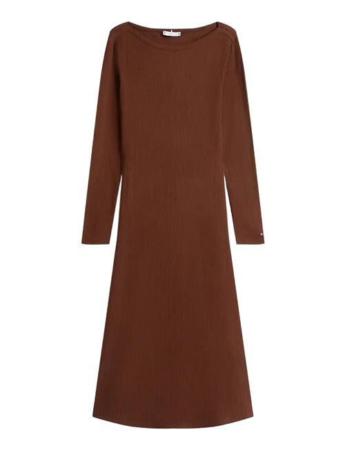 Tommy Hilfiger | 5X2 Rib Flare Midi Dress Ls | XS