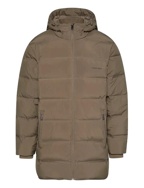 Calvin Klein | Ls Bonded Chnnld Long Hooded Puf | S