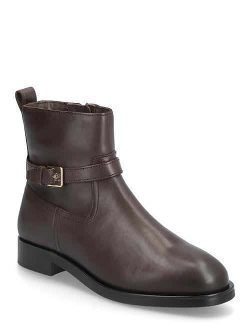 Tommy Hilfiger | Th Buckle Riding Leather Bootie | 37