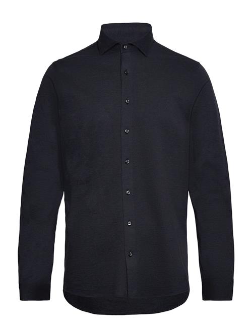 Lindbergh Black | Piqué Knitted Shirt L/S | XXXL
