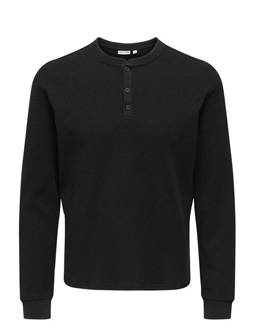 ONLY & SONS | Onstobie Reg Ls Henley Tee Noos | XS