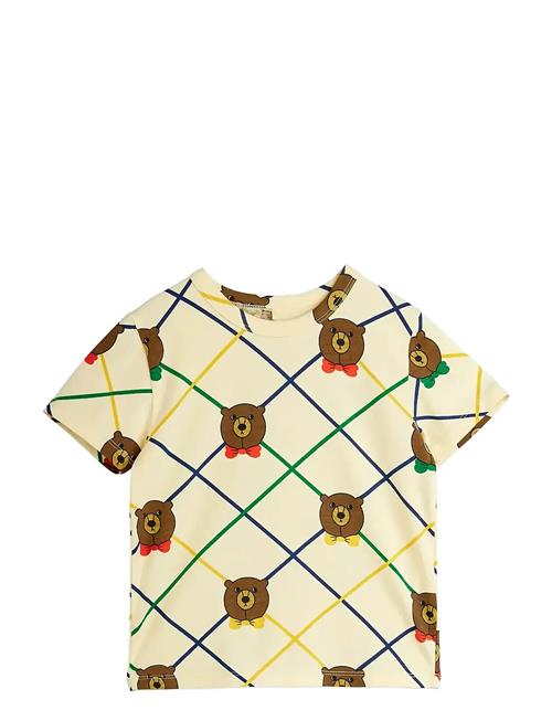 Mini Rodini | Bear Check Aop Ss Tee | 68/74