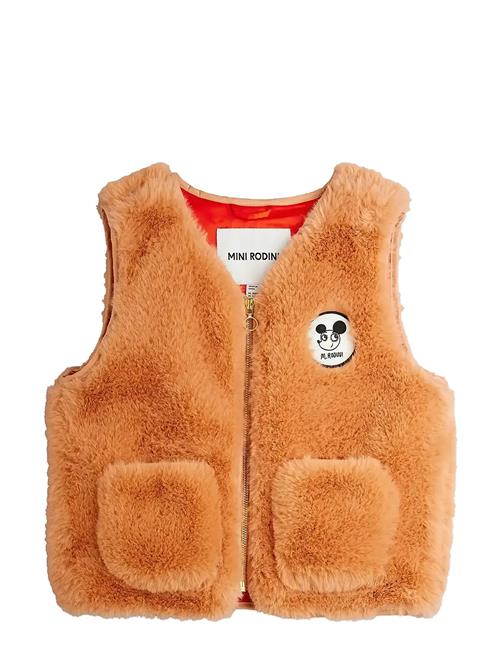 Mini Rodini | Ritzratz Patch Faux Fur Vest | 128/134