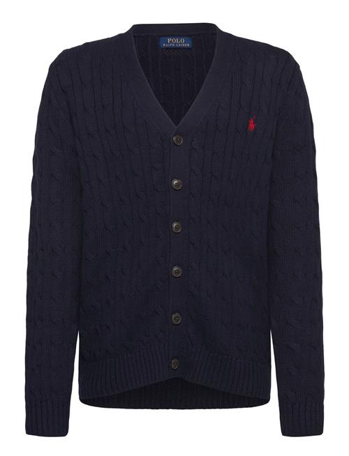 Ralph Lauren Kids | Cable-Knit Cotton V-Neck Cardigan | 132-137