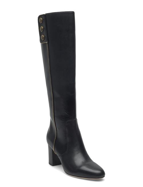 Lauren Ralph Lauren | Kennedi Burnished Leather Tall Boot Heel | 40