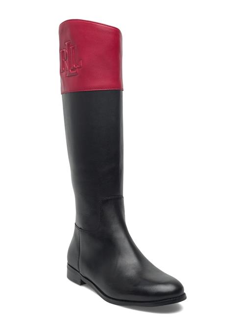 Lauren Ralph Lauren | Justine Ii Two-Tone Leather Riding Boot | 39