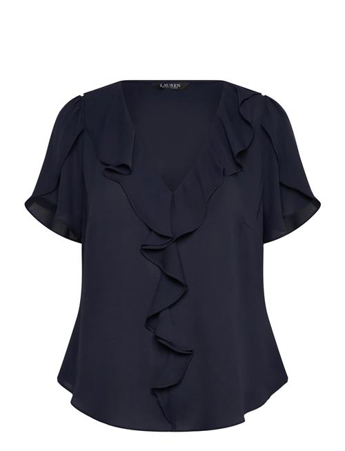 Lauren Ralph Lauren | Ruffle-Trim Georgette Blouse | XS