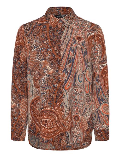 Lauren Ralph Lauren | Classic Fit Paisley Crepe Shirt | S