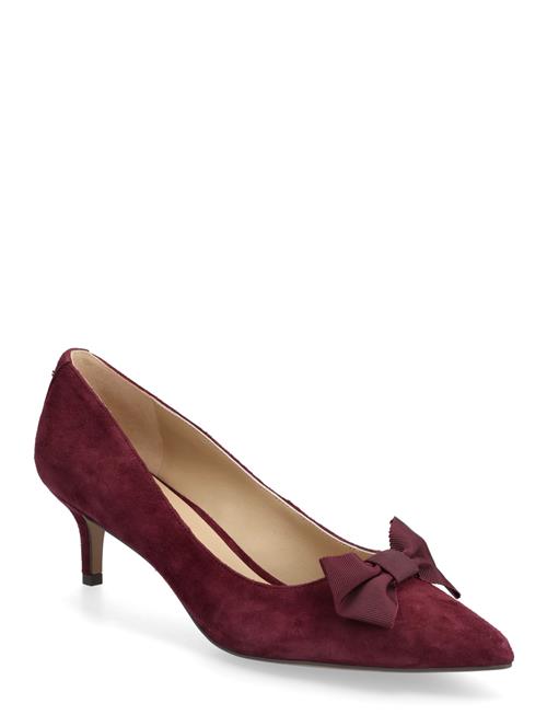Lauren Ralph Lauren | Adrienne Bow-Trim Suede Pump | 39