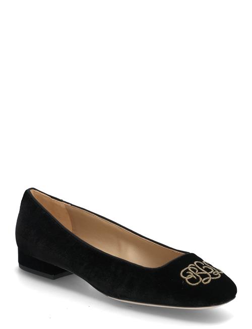 Lauren Ralph Lauren | Emellie Logo Velvet Ballet Flat | 40