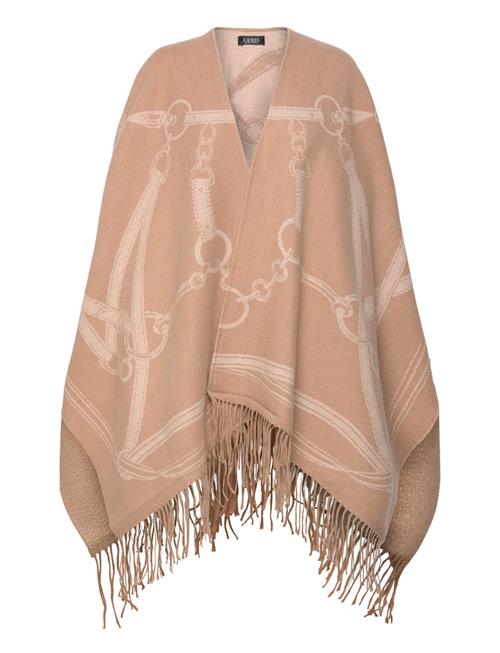 Lauren Ralph Lauren | Logo & Belting-Motif Jacquard Ruana | ONE SIZE