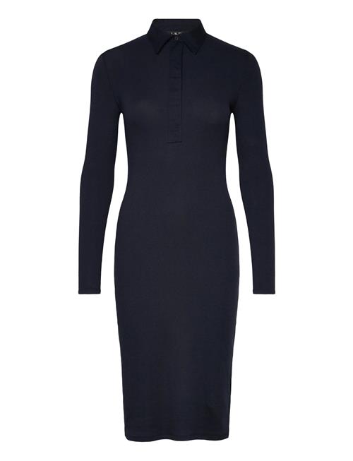Lauren Ralph Lauren | Rib-Knit Cotton-Blend Polo Dress | M