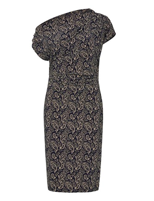 Lauren Ralph Lauren | Paisley Jersey Off-The-Shoulder Dress | 36
