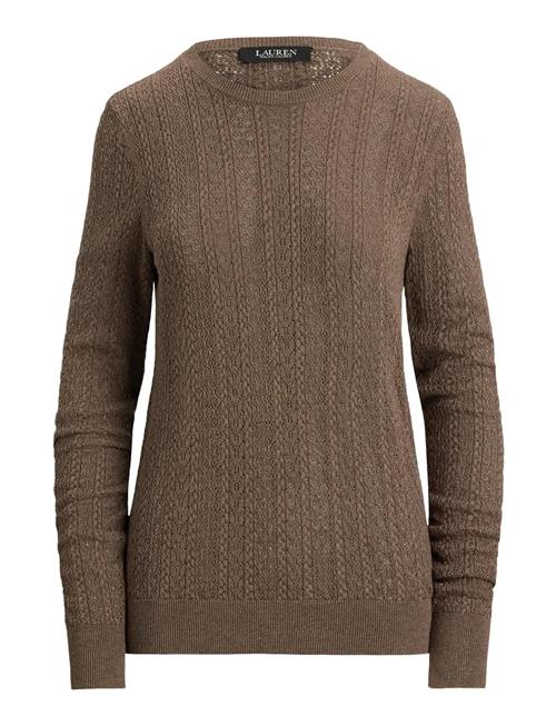 Lauren Ralph Lauren | Pointelle-Knit Cotton-Blend Sweater | XS