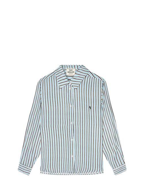 Mads Nørgaard | Delicate Twill Crane Shirt Aop | 40