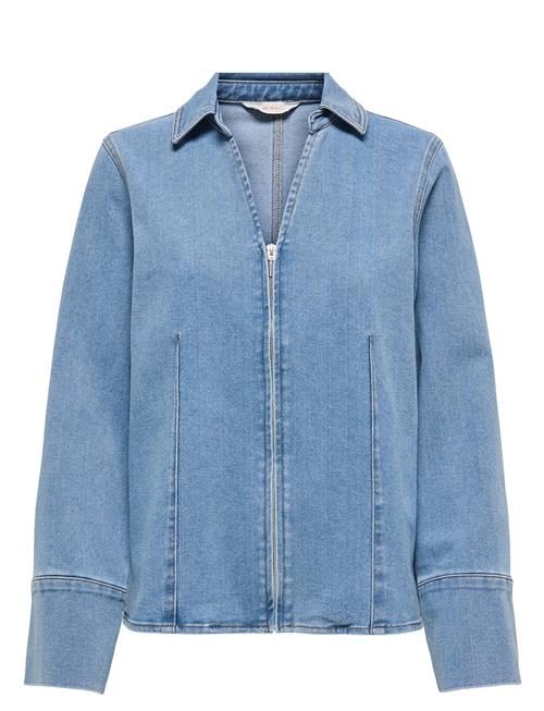 ONLY | Onlfrida Ls Zip Dnm Shirt Gua | S