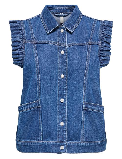 ONLY | Onlkennedy Sl Dnm Frill Waistcoat Bj | XS