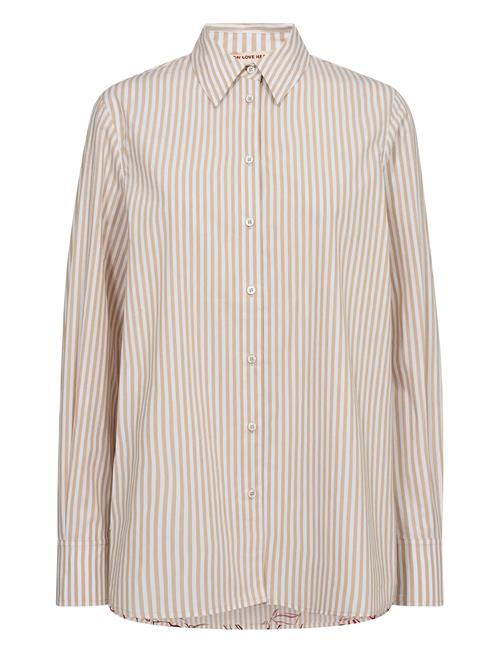 MOS MOSH | Mmelinda Leafy Stripe Shirt | XS