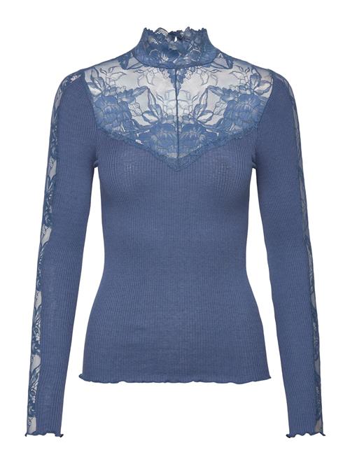 Rosemunde | Rwbeatha Silk Ls Lace T-Neck T-Shir | M
