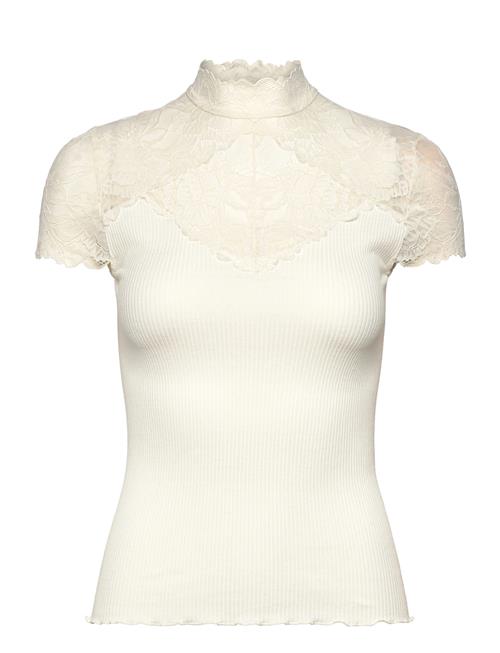 Rosemunde | Rwbeatha Silk Capsleeve Lace T-Shir | L